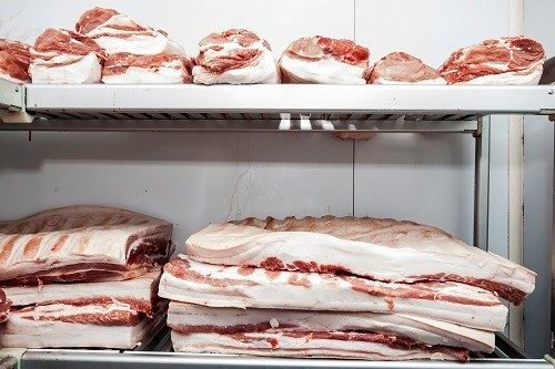 Refrigerated Chamber for Meat Storage