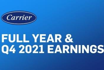 Carrier Reports 2021 Results and Announces 2022 Outlook