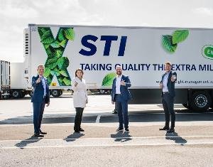 STI  first fully electric S.KOe reefer semi-trailer handed over