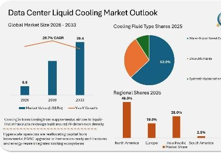 Market Minds Advisory forecasts liquid cooling market to $38.4B by 2033