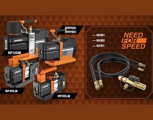NAVAC Promotion Pairs Free Evacuation Tools  with Vacuum Pump Purchase