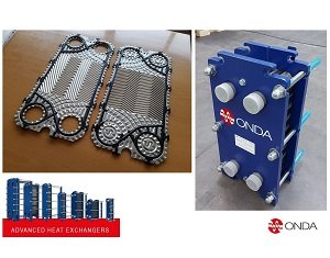 Onda present the new model of gasketed plate heat exchanger