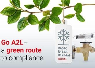 T2/TE2 expansion valves complete qualification for R454C, R455A and R1234yf