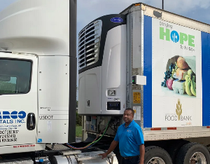 Arkansas Foodbank Helped by Carrier Transicold’s Gift of a Trailer Refrigeration Unit