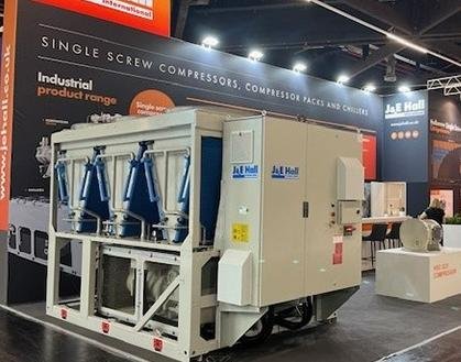 J & E Hall Showcased New Ammonia Chillers at Chillventa