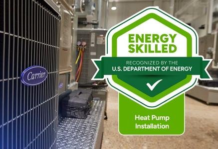 Carrier training programs recognized by U.S. DOE for heat pump installation