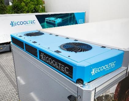 ECOOLTEC has developed a new generation of purely electrically driven transport refrigeration machines