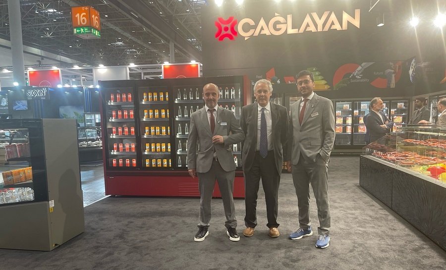 Ali Yildiz, R&D manager, Çağlayan, Brian Hicks, Mustafa İzzet Ötgün, production and planning manager, Çağlayan