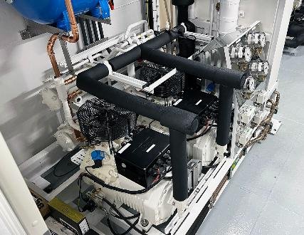 R449A-based marine refrigeration system for a 65m super yacht