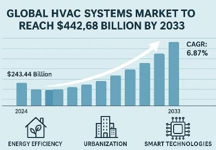 Global HVAC Systems Market to Reach $442.68 Billion by 2033