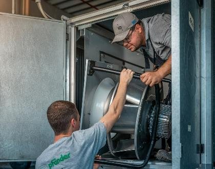 ebm papst replaces fans in AHUs and refrigerating systems