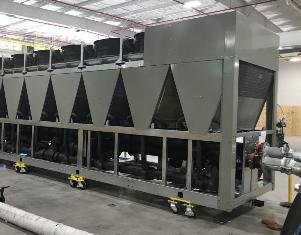 Airedale’s US chiller plant in Rockbridge commences full scale chiller production
