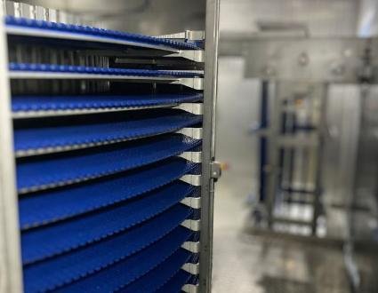 Spiral freezer installation in progress at Lantmännen Unibake