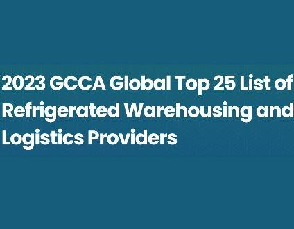 2023 GCCA Global Top 25 List of Refrigerated Warehousing and Logistics Providers