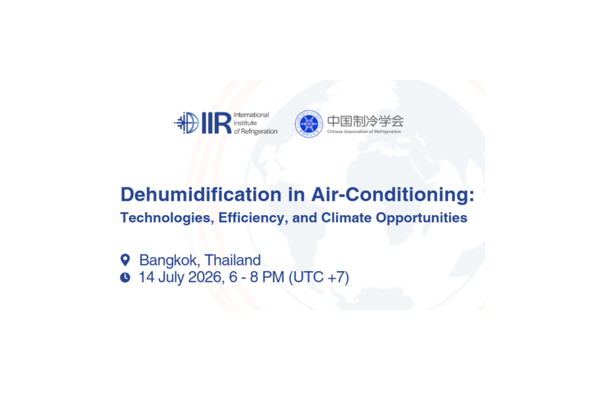 IIR to Launch Global Refrigeration Outlook at ICR 2027