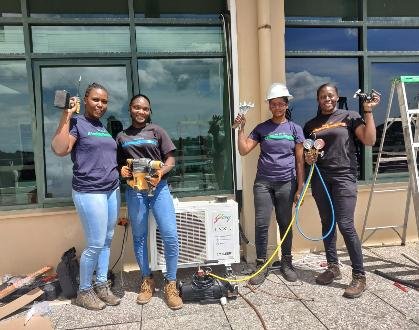 Women in Grenada are championing change in the Refrigeration and Air Conditioning sector