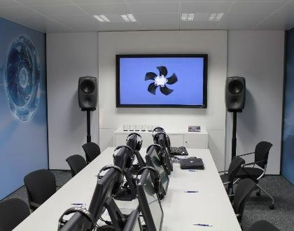 ebm‑papst set up a special psychoacoustics laboratory for test heat pumps together with the fans installed