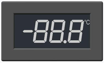 The new temperature display from Eckelmann