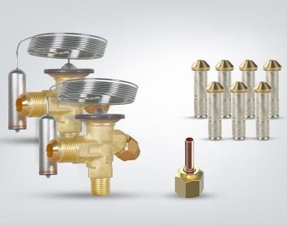 Danfoss stellt das erste thermostatische Expansionsventil (TE2) für CO2 vor.