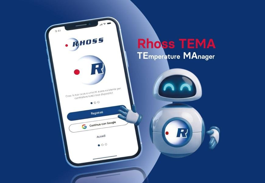 Rhoss lancia l’app TEMA per il controllo remoto dei ventilconvettori
