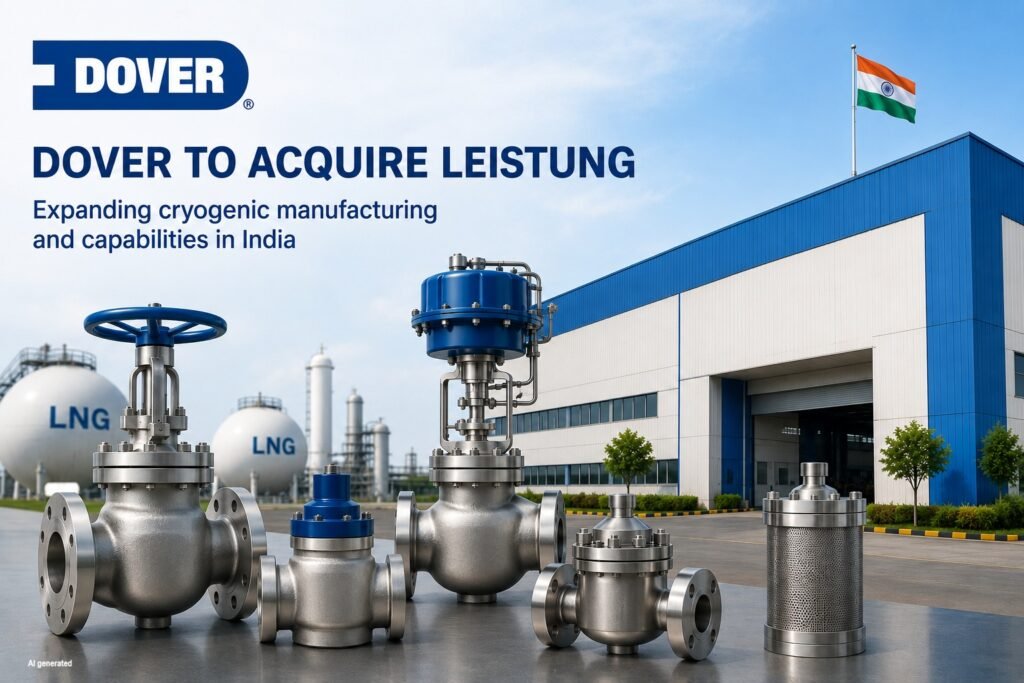 Dover to Acquire Leistung, Expand Cryogenic Manufacturing in India