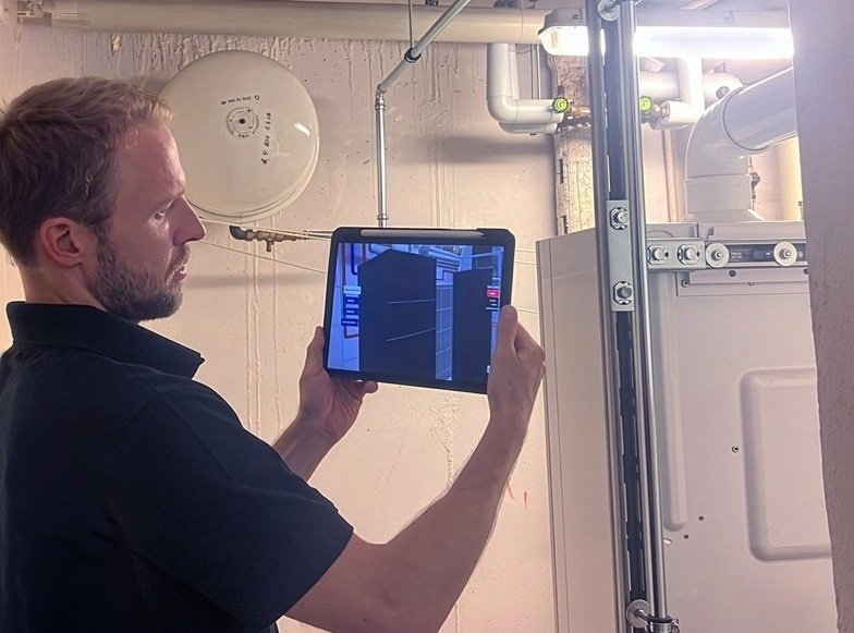 Fraunhofer ISE develops AR tool to accelerate heat pump installation