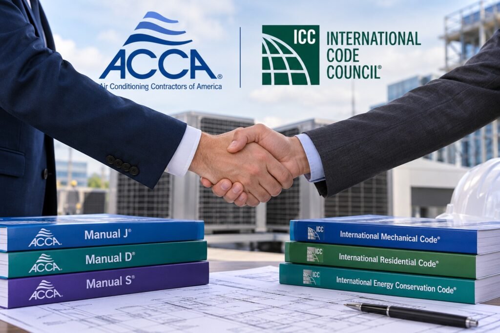 ACCA and ICC Expand US Alliance on HVACR Codes and Standards