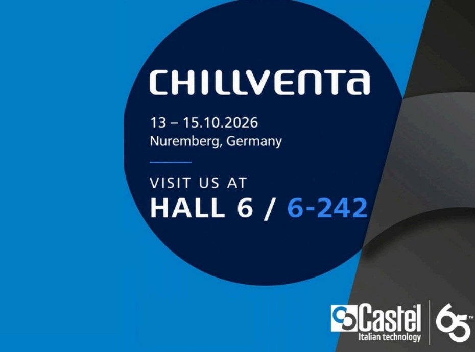 Castel to Present New Refrigeration Components at Chillventa 2026