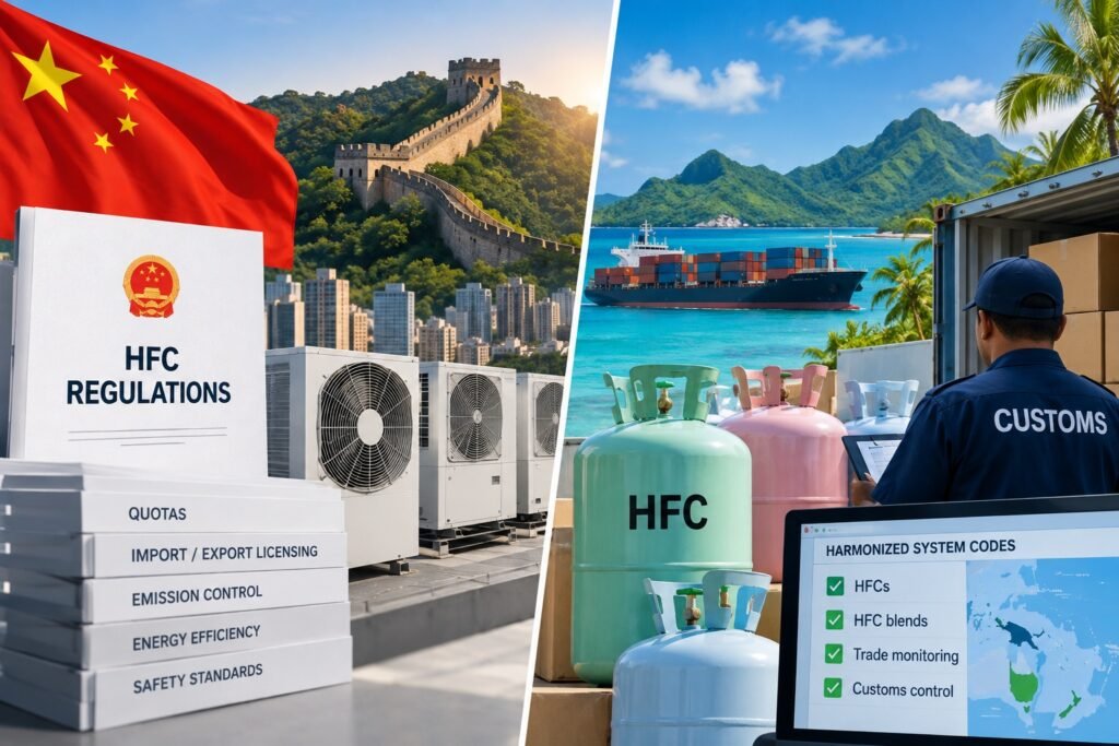 China Tightens HFC Controls as Pacific Countries Improve Refrigerant Trade Monitoring