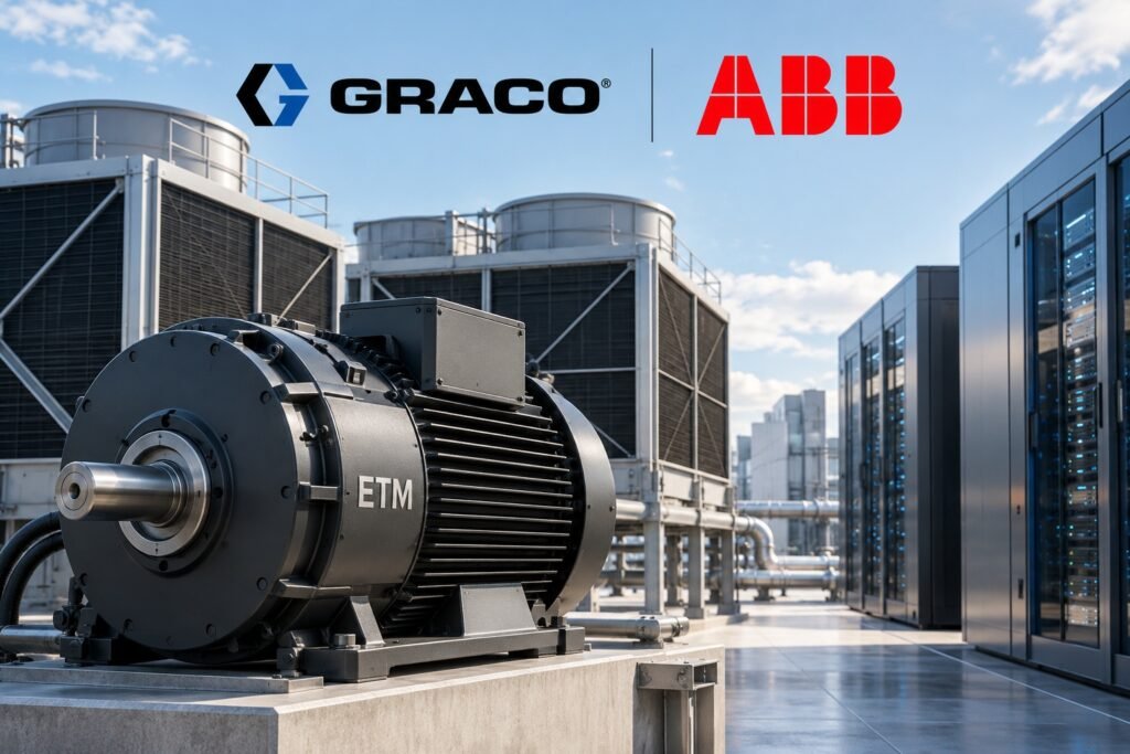 Graco’s ETM and ABB Partner on Motor Technology for Data Center Cooling