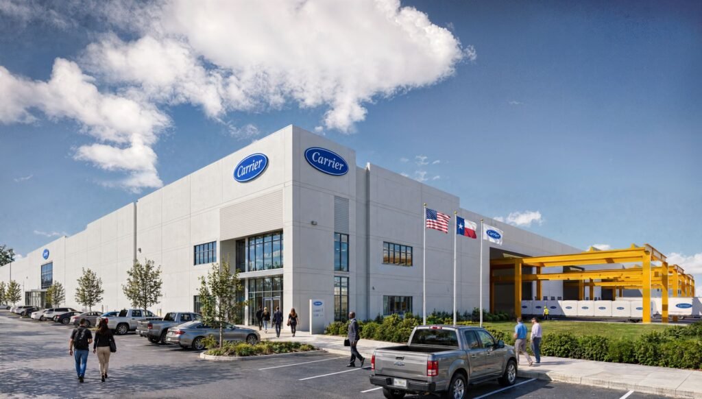 Carrier to Invest Over $600 Million in Texas Commercial Chiller Plant